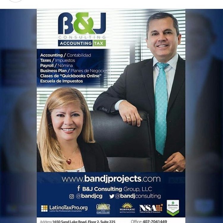 B&J Consulting Group. #Accounting #Contabilidad #Payroll #Nomina #Taxes #Impuestos #TaxSchool #EscueladeImpuestos #ClassesQuickbooksOnline 4074524115/4074536726