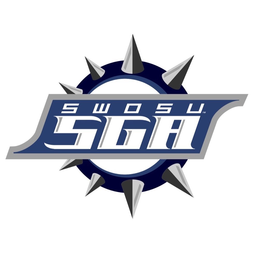 Weekly meetings on Tuesday’s at 6PM in room 104 of the Stafford Center. Contact us at sga@swosu.edu