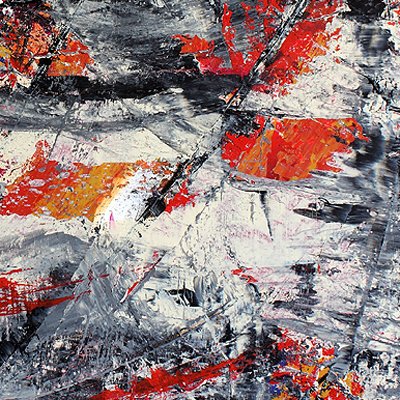 Contemporary abstract artist in the genre of rich colors and flowing themes based on vivid, colorful renditions of abstract expressionist compositions.