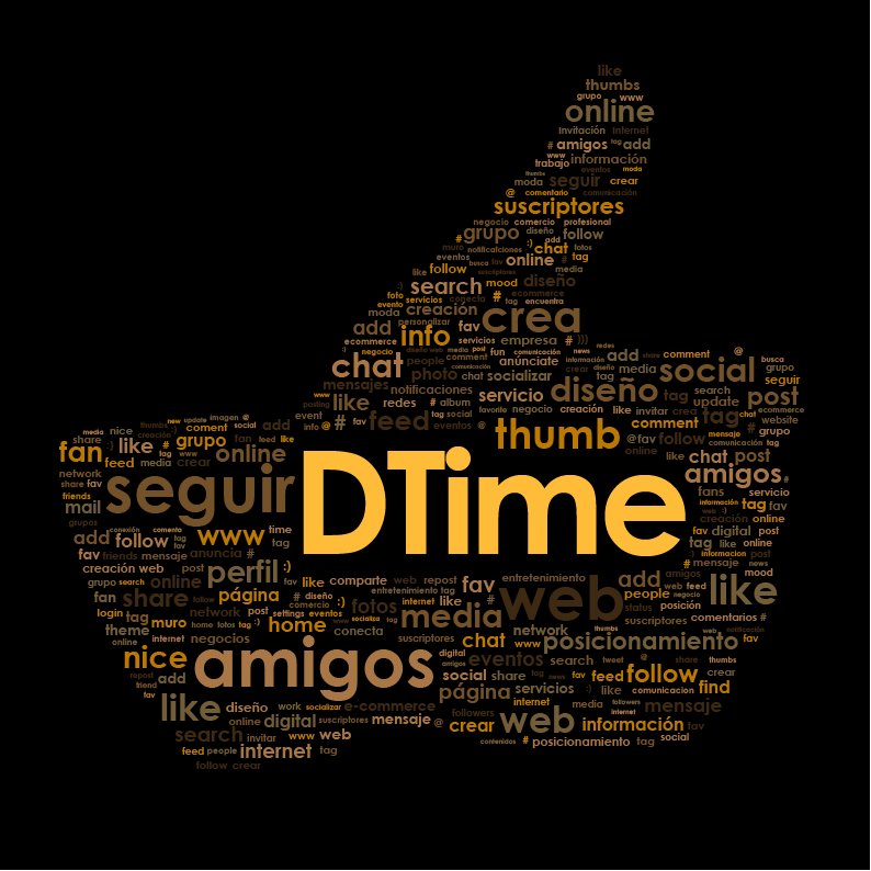 💻Creamos y diseñamos tu página web
📊Aumentamos tu presencia en internet
📱Gestionamos todas tus redes sociales
📈Realizamos campañas de márketing
📩hola@dtime.es