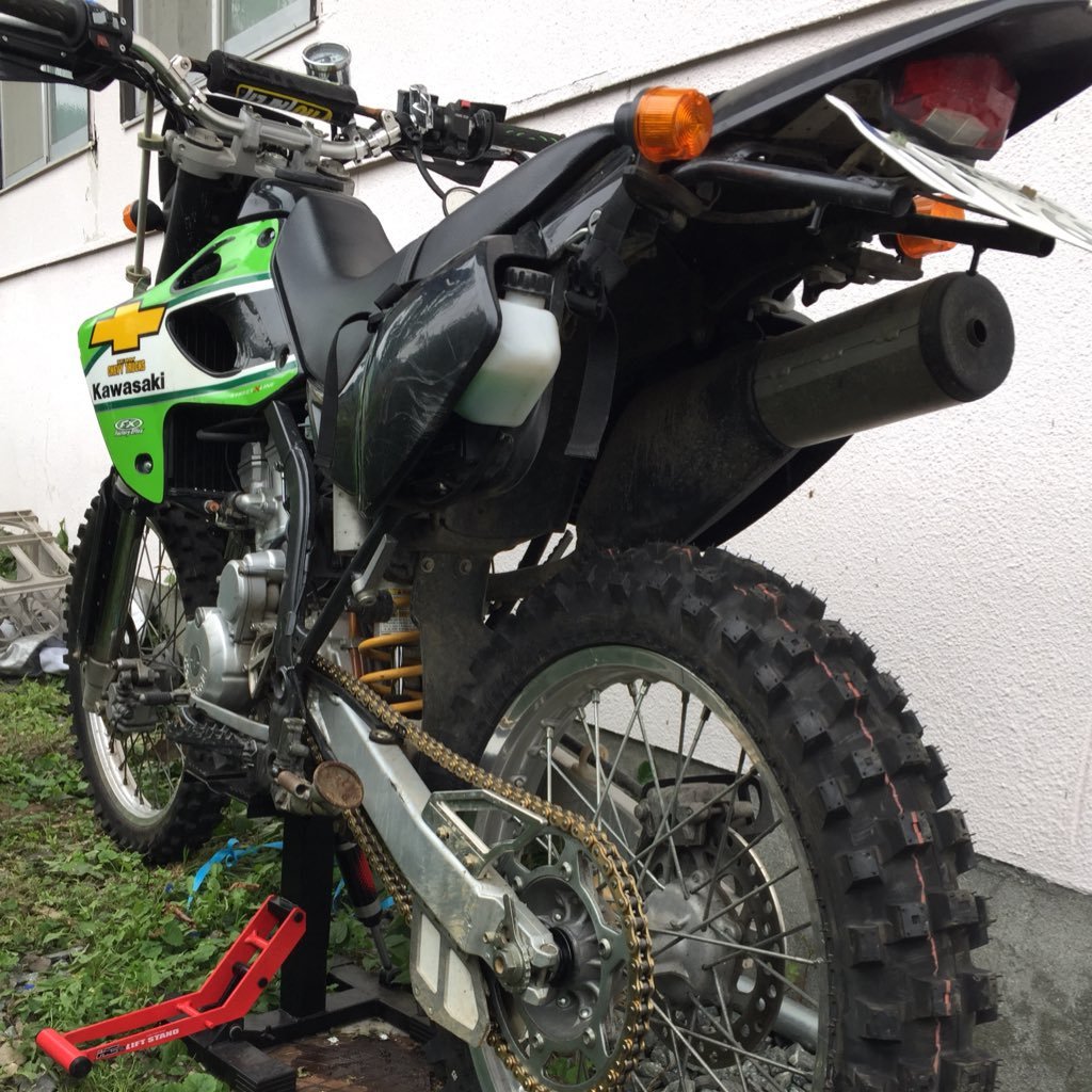 オフロードバイク MTB トレラン ランニングとか好きです。 キャブKLX250 MTB Janis DragonSlayer sports 27.5