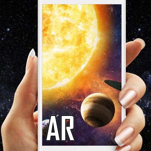 Design your own solar systems complete with orbital physics in augmented reality!