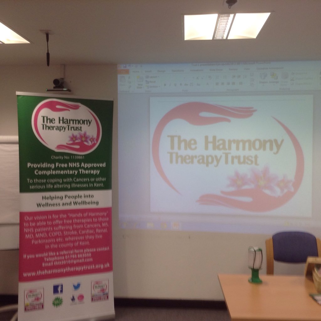 Passionate about helping others. Founder The Harmony Therapy Trust CIO (No 1173141) free therapy to Kent patients with cancer or other life altering illnesses