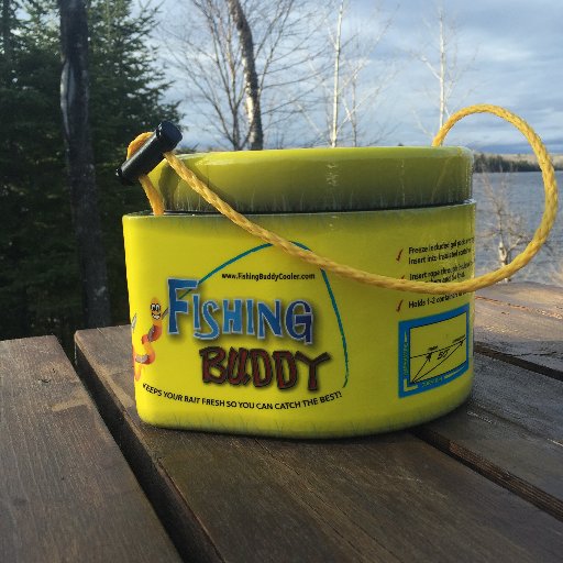 Fishing Buddy Cooler!  A product that keeps bait chilled, fresh, and alive under 60 degrees for up to 8 hours! Patented & it works!
https://t.co/eX4Wkhn6TZ…