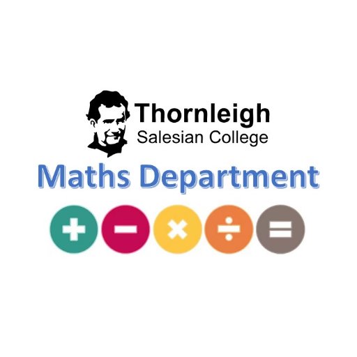 The Twitter feed of the Maths Department of Thornleigh Salesian College, Bolton, UK.