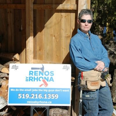 MonaVieRocks's profile picture. Renos By Rhona

                                                        We do the small jobs the big guys don't want.
renosbyRhona.ca