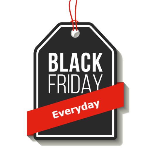 Black Friday once a year? That's the worst idea ever! Black Friday Everyday comes to fix this problem so you can get the best deals all year round.