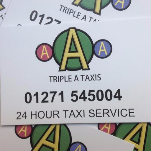 Triple A Taxis of Barnstaple
24 Hour Taxi Service
Over 25 Years of Experience
CALL 01271 545004