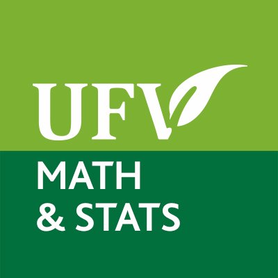 Department of Mathematics & Statistics
University of the Fraser Valley 
https://t.co/TgunKRAj8h