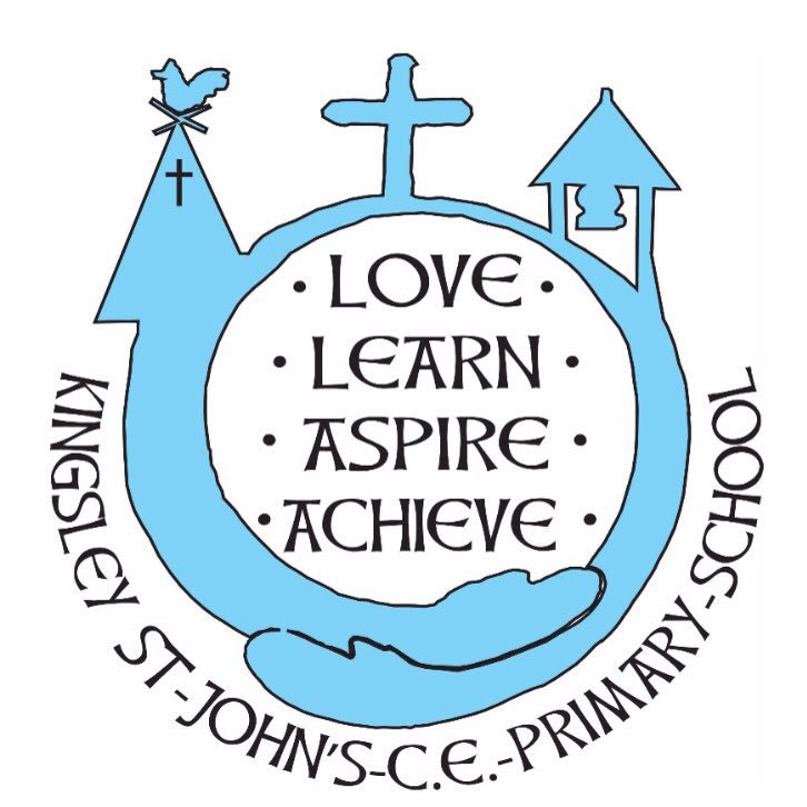 Love; Learn; Aspire; Achieve. As many hands make a house, so many hearts make a school. Kingsley St John's Primary School at the heart of Kingsley village.