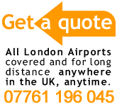 Taxis from Stansted Airport to London City, Heathrow, Gatwick, Luton and any other part of England