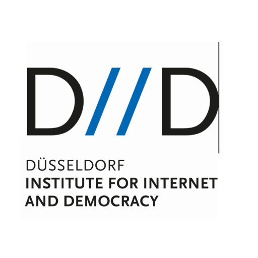 Düsseldorf Institute for Internet and Democracy | Heinrich-Heine-Universität Düsseldorf | @hhu_de | https://t.co/dEhcl09QVb | Mastodon: @DIID_HHU@nrw.social