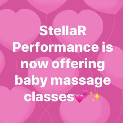 StellaR Performance is proud to introduce our baby line: kicking off with baby massage. The StellaR Tiny Touch Massage classes are now open for bookings 😊⭐️💕