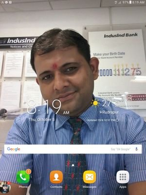 At work