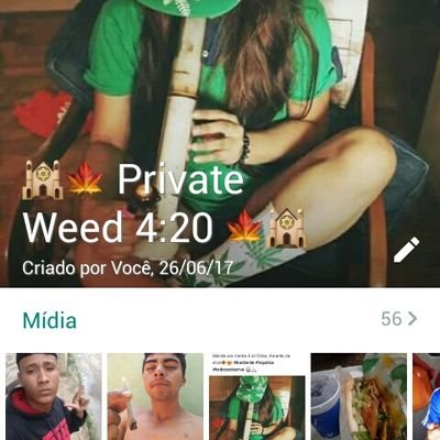 Grupo do wpp Private Weed 4:20
LINK DO GRUPO
https://t.co/s7duUYb1dq…
Ativem às notificações para ficarem ligados...
Só para maconheiras (o)