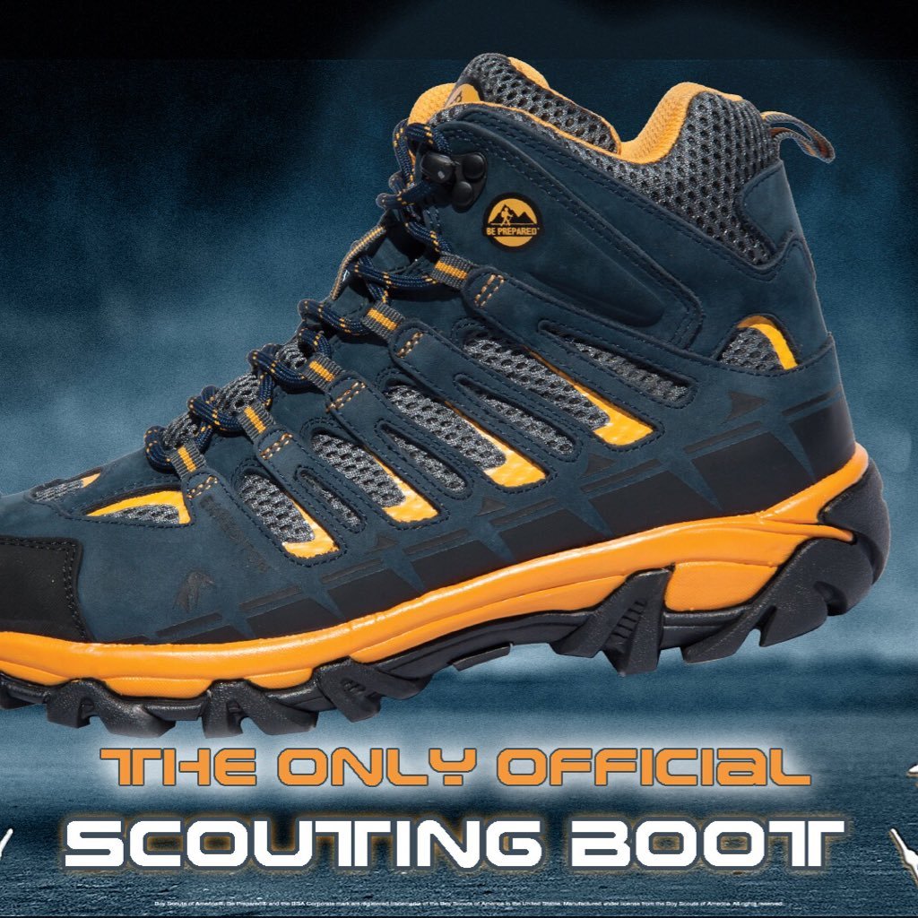 Now available to scouts and outdoor enthusiasts everywhere; the first and only officially licensed hiking boots from the Boy Scouts of America.