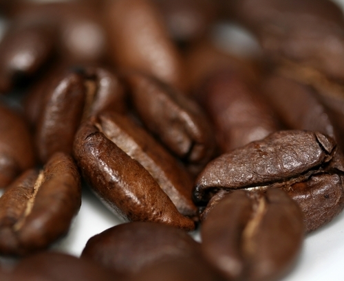 What coffee beans are in the grinder?