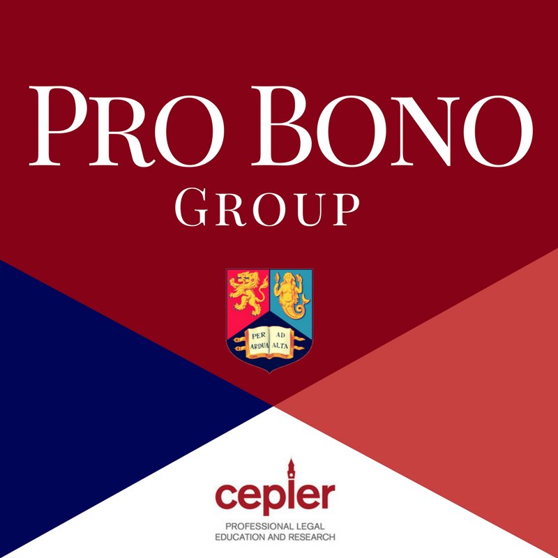 Welcome to the Twitter of the University of Birmingham Pro Bono Group. Keep up to date with our events here! Note: this is not a forum for client communication.