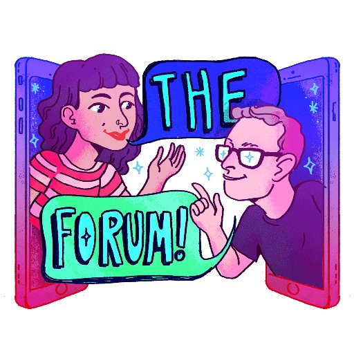 theforumpod's profile picture. A podcast about life online. Formerly ISTDM. Hosted by @fatlise and @iangriffinadams. New eps Tuesday at noon(ish)! Tldr: Facebook is bad.