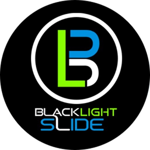 Blacklight Slide is glowing, slipping, and sliding fun for the whole family! From @CoolEventsUSA