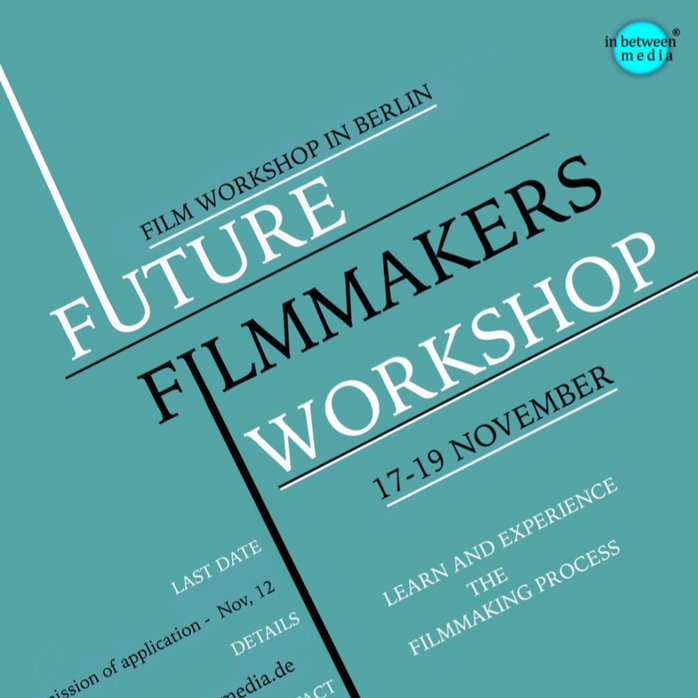 Filmmaking workshops in Berlin! Learn and experience the filmmaking process.  More info on
https://t.co/PEX19AEhks