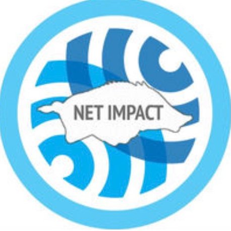 The University of Arkansas Net Impact chapter is an international network of leaders using business for positive social and environmental impact. GO HOGS!