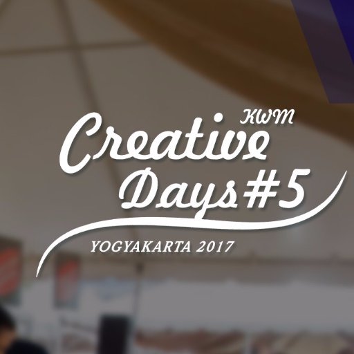 Creative Days #5 on 21-22 October 2017 | See us on Instagram : kwmcreativedays. Get closer with us on Line : @ibe5732d | #KlasikAsik