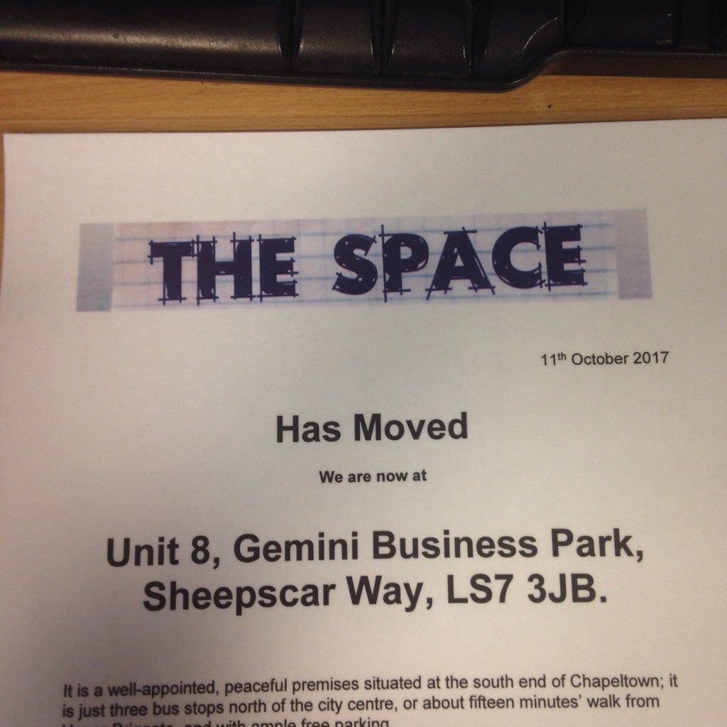 The Space Leeds .We are a growing community of people in recovery from alcohol / substance misuse and mental health issues. Recovery and discovery 01132440008