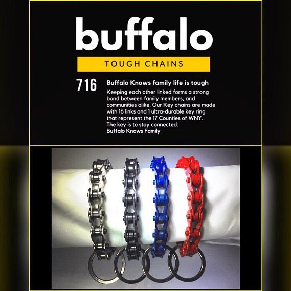 Buffalo Tough Chains is a nonprofit organization designed to spread the message of the power of connection in the face of the current addiction epidemic.