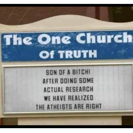 I don't believe in fairy stories, let alone a big fat guy in the sky...phahahahaha!!!