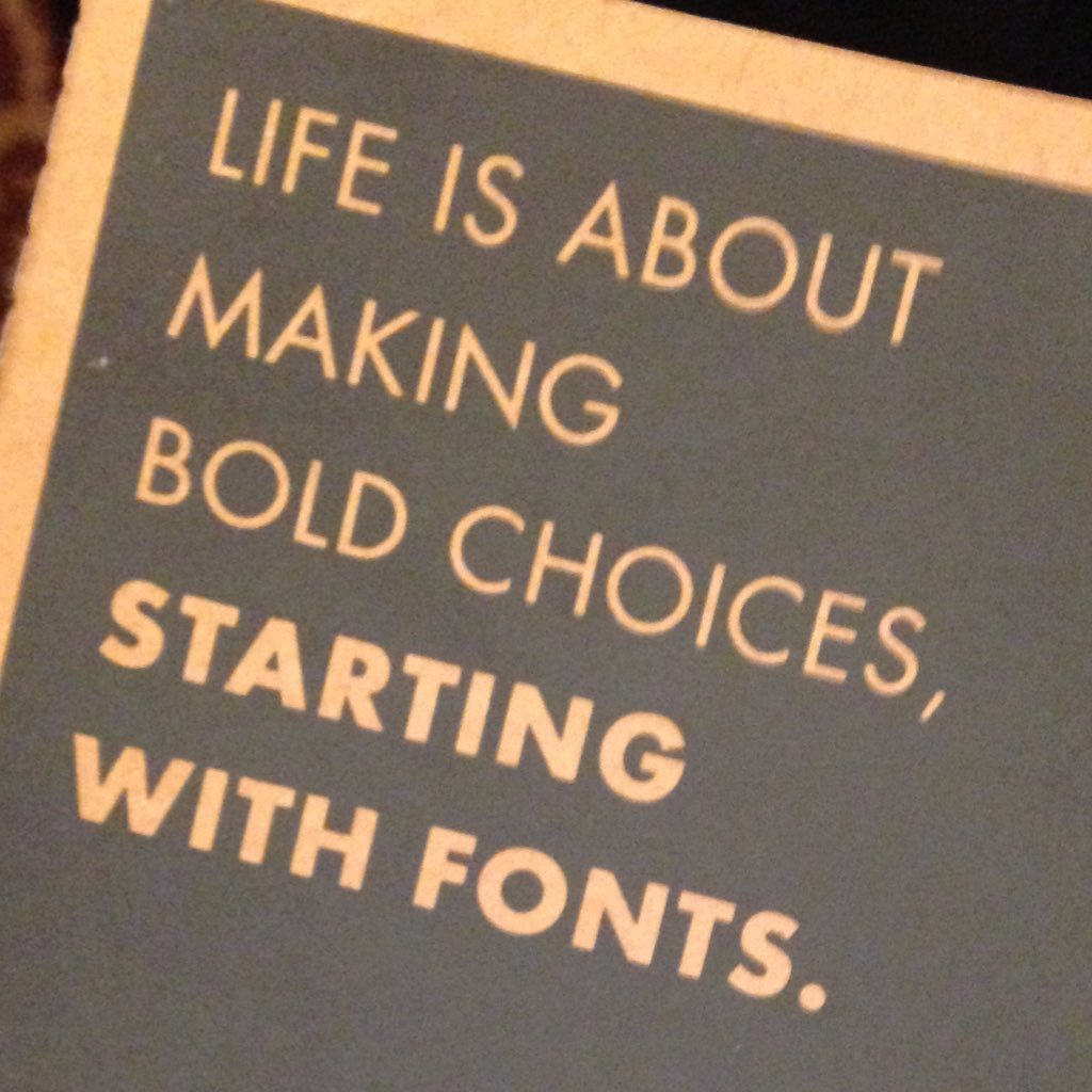 graphic designer and super-cool broad. I’m totally judging you by your font choices.