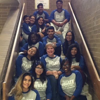 We are the Sam Houston High School Debate team! #SHHS