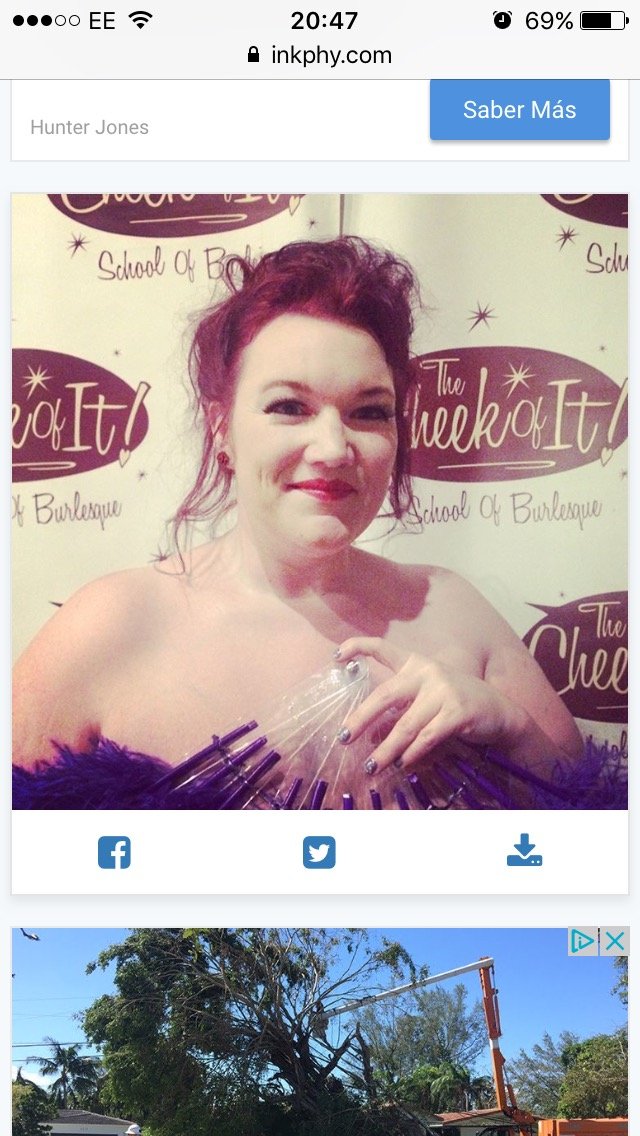 Burlesque performer, actress and all round creative creature