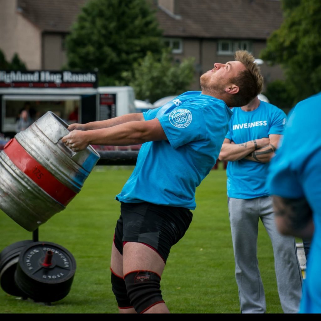 Strongman and highland Games athlete.