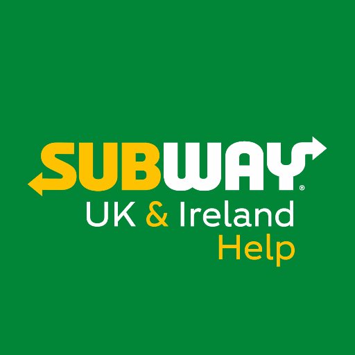 The official customer services account for Subway® UK & Ireland. For our latest offers, promotions and competitions, follow us at @SubwayUK or @SubwayROI