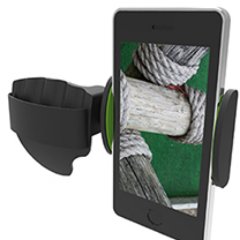 Adjustable hand mount for your phone. Increases stability and control of your video taking and selfie shooting while keeping your phone safe from being dropped.