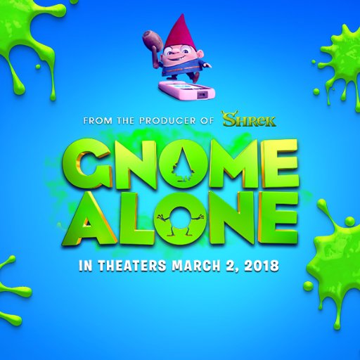 #GnomeAlone in theaters March 2, 2018!