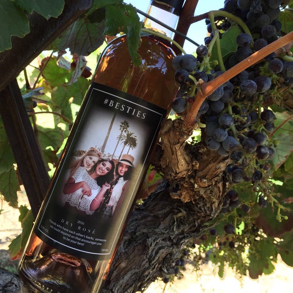 Friends who encourage you to do your best & have your back. A portion of proceeds from #Besties wine go to battered women and children. #BestiesWine