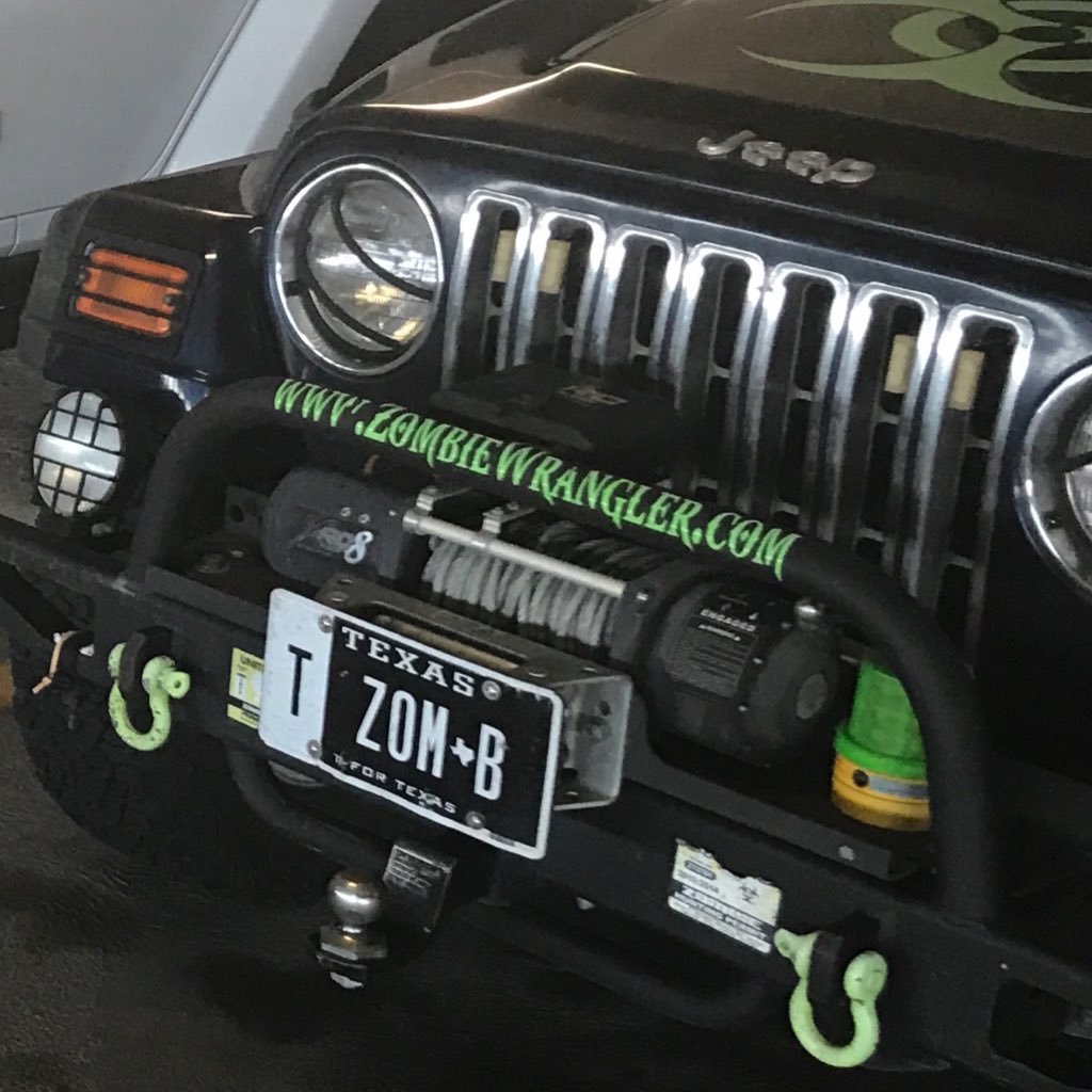 Just a random Geek trying to prep his #Jeep Wrangler and #Texas for a #Zombie Apocalypse. It's a No-Brainer. #JeepMafia