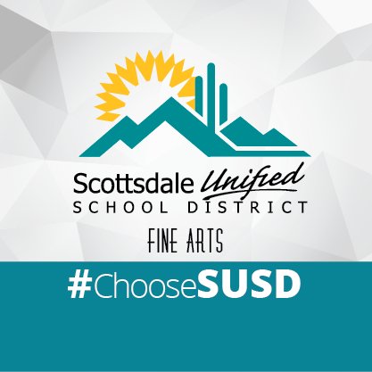 Official Account for Scottsdale Unified School District Fine Arts. #ChooseSUSD #ChooseFineArts #SusdArts #ArtsEd