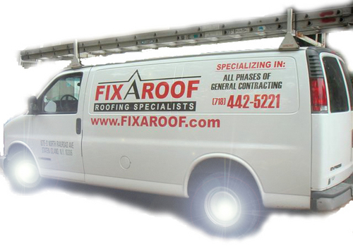 Fix A Roof Brooklyn Roofing Contractors 718-442-5221 Specializing in Flat roofing & Shingle roofing installations. Siding Skylights Seamless Gutters Leade