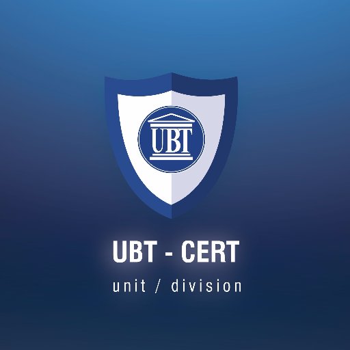 UBT-CERT is the first Academic, CERT, member TI and https://t.co/50zVli2mCR