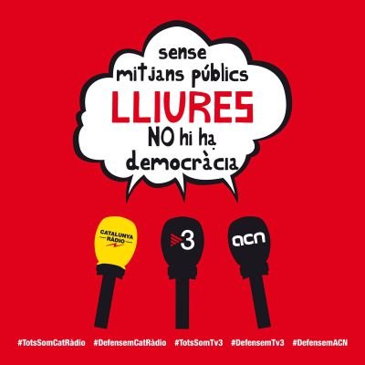 En lluita per la defensa de la ràdio nacional de Catalunya