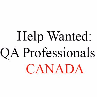 Account posting #jobs for #QA Professionals in #Canada: QA Engineers, QA Analysts, #Software #Tester QA Manager, QA leads, Automation Tester, #Automation.