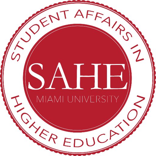 Official Twitter of the Miami University Student Affairs in Higher Education Program | Theory to Practice | Love & Honor