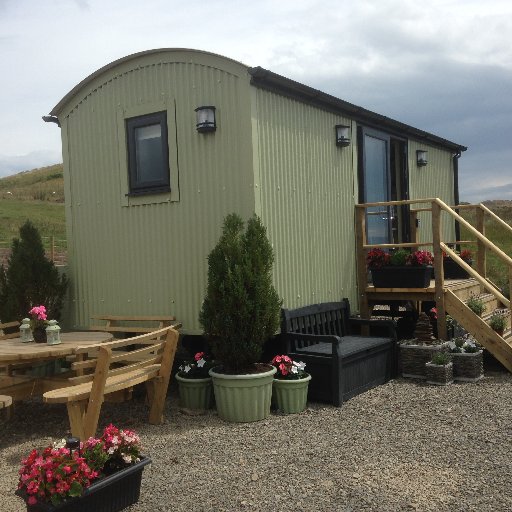 Welsh Shepherd's Hut Glamping, including an amazing Fossil Hunting Experience for all the family.