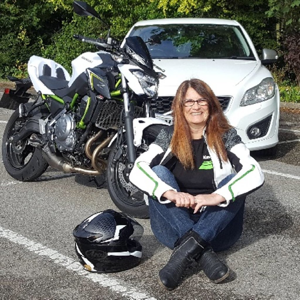suekaye3's profile picture. Personal trainer, ride a Z650+KLX250, enjoys all bike racing