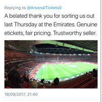 Arsenal Tickets (@arsenaltickets0) 's Twitter Profile