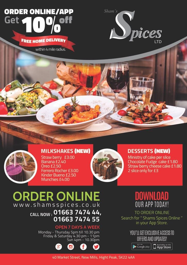 Indian takeaway which was opened in 2012. We do fast foods and desserts as well .