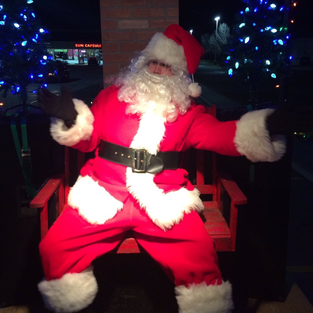 A fun group of friends dressed as your favorite Christmas characters spreading cheer throughout the city of North Tonawanda.